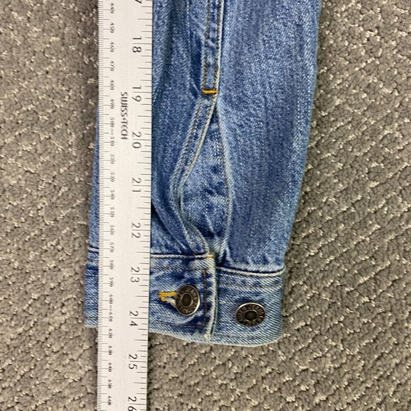 Vintage 90s Ralph Lauren Jeans Co. Denim Trucker Jacket Women's Medium Blue Jean - Picture 11 of 11